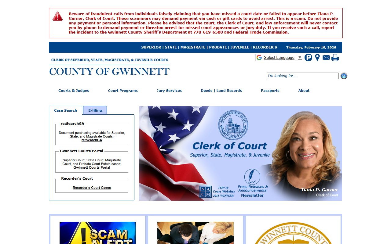 Gwinnett County dissolution of marriage - Gwinnett Courts website